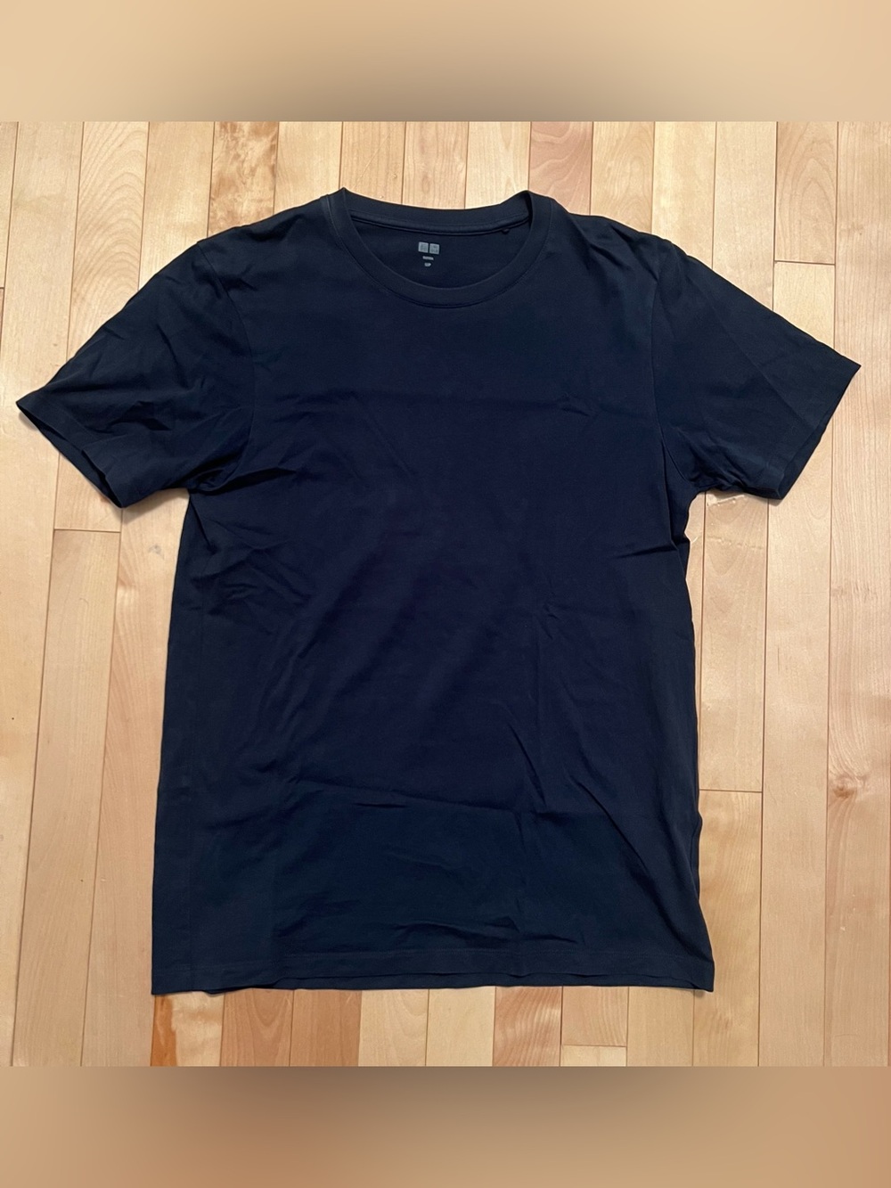 Men’s Uniqlo Supima Navy blue Short Sleeve Crew Neck Tee